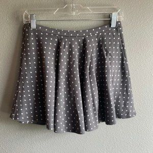 ABERCROMBIE & FITCH // Gray and White Skirt